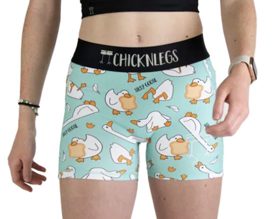Women's Silly Goose 3" Compression Shorts - M