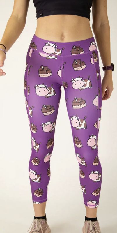 Women&#39;s Choccy Cows Leggings - S