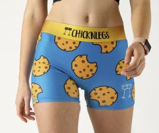Women&#39;s Cookies 3&quot; Compression Shorts - L