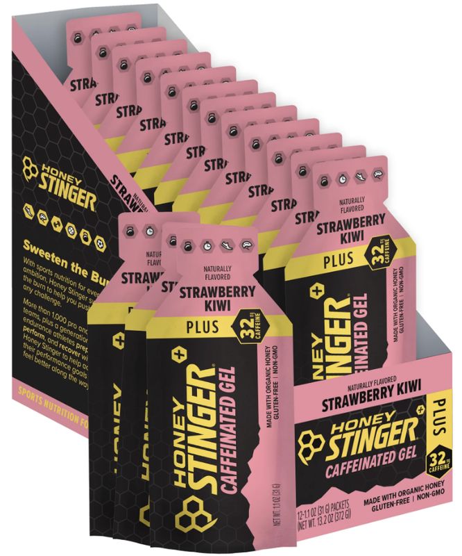 Honey Stinger Strawberry Kiwi Caffeinated Energy Gels