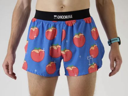 Men&#39;s Juicy Peaches 4&quot; Half Split Shorts - M