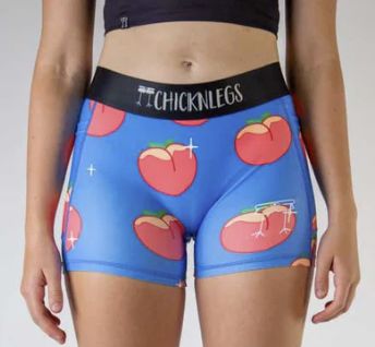 Women's Juicy Peaches 3" Compression Shorts - M