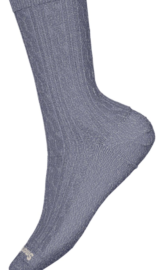 Women&#39;s Everyday Crew Socks, Colour: CHALK VIOLET, Size: M