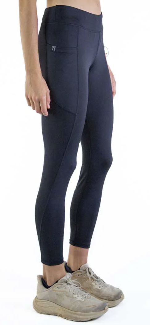 Women's Black Leggings, Colour: Black, Size: XS