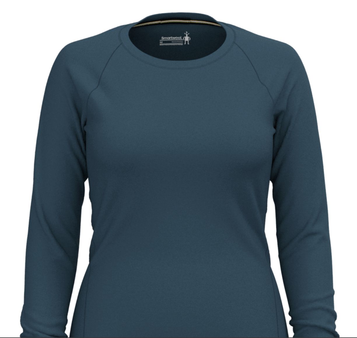 Women's Classic All-Season Merino Base Layer Crew, Colour: TWILIGHT BLUE, Size: S