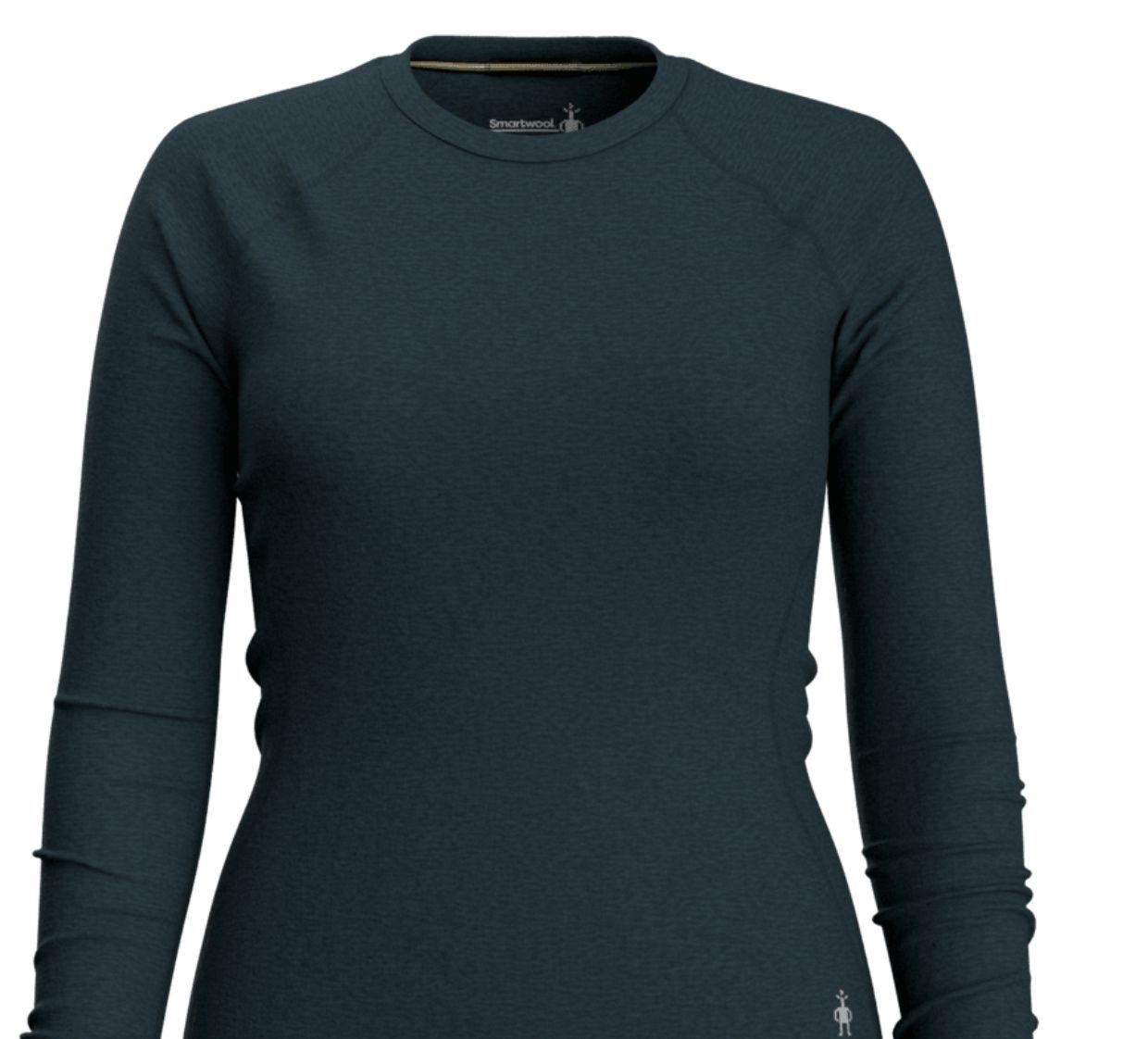 Women's Classic Thermal Merino Base Layer Crew, Colour: TWILIGHT BLUE HEATHER, Size: S