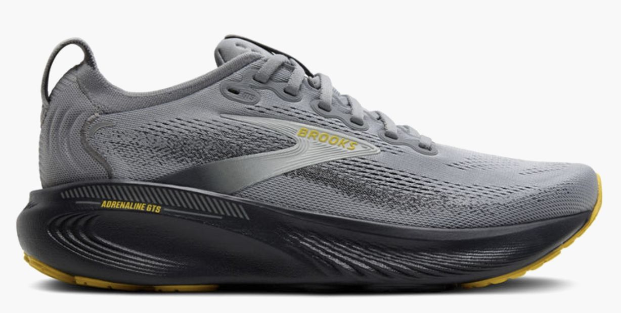 Men's Adrenaline GTS 25, Colour: Primer Grey/Ebony/Jasmin, Size: 9