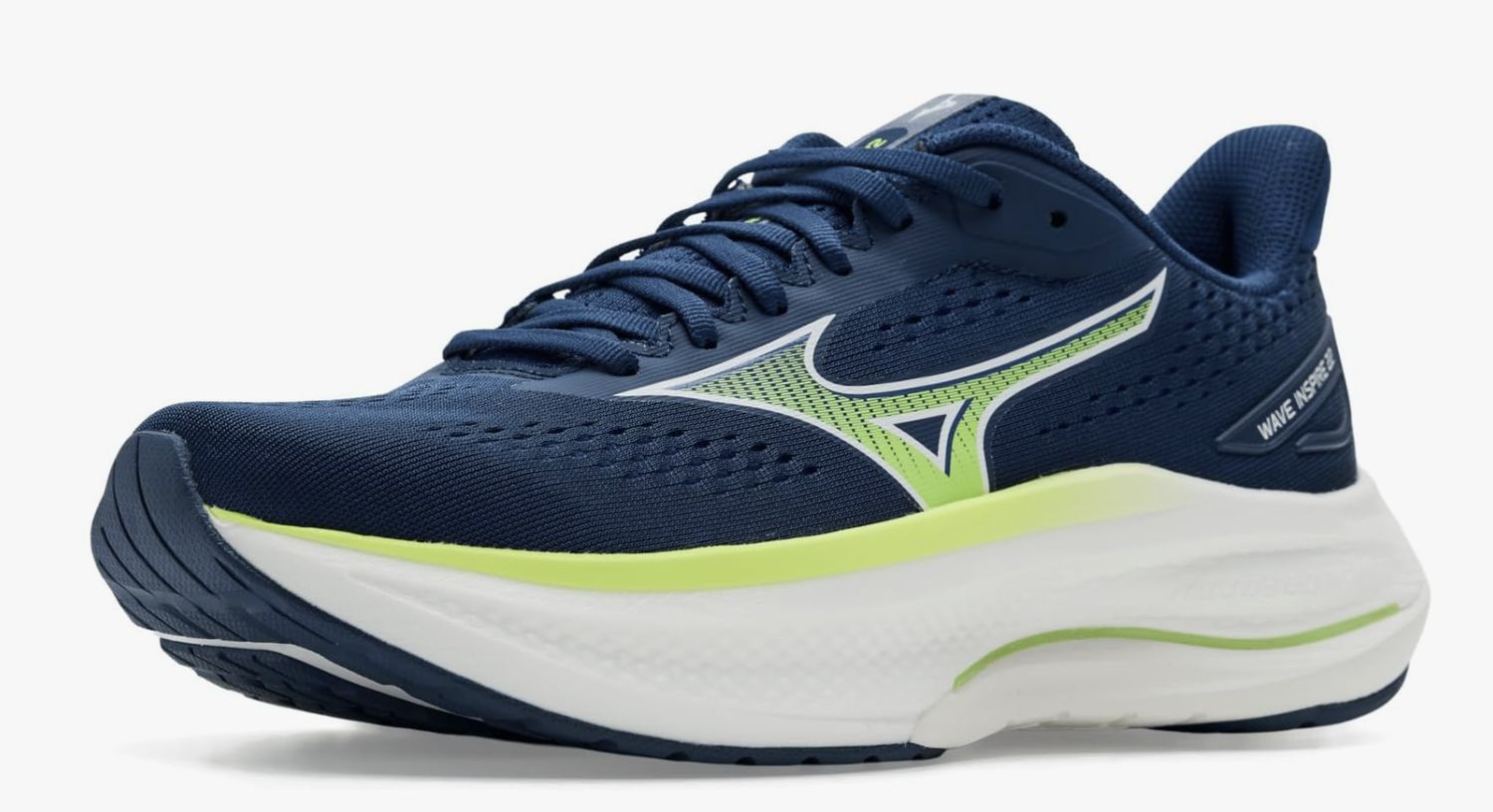 Men's Mizuno Wave Inspire 22, Colour: Estate Blue/White, Size: 7