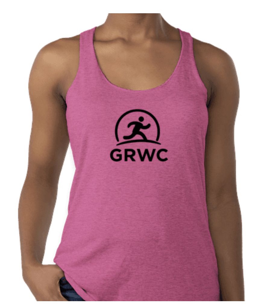 Women's GRWC Tri-Blend Rock Tank, Colour: Vintage Pink, Size: XS