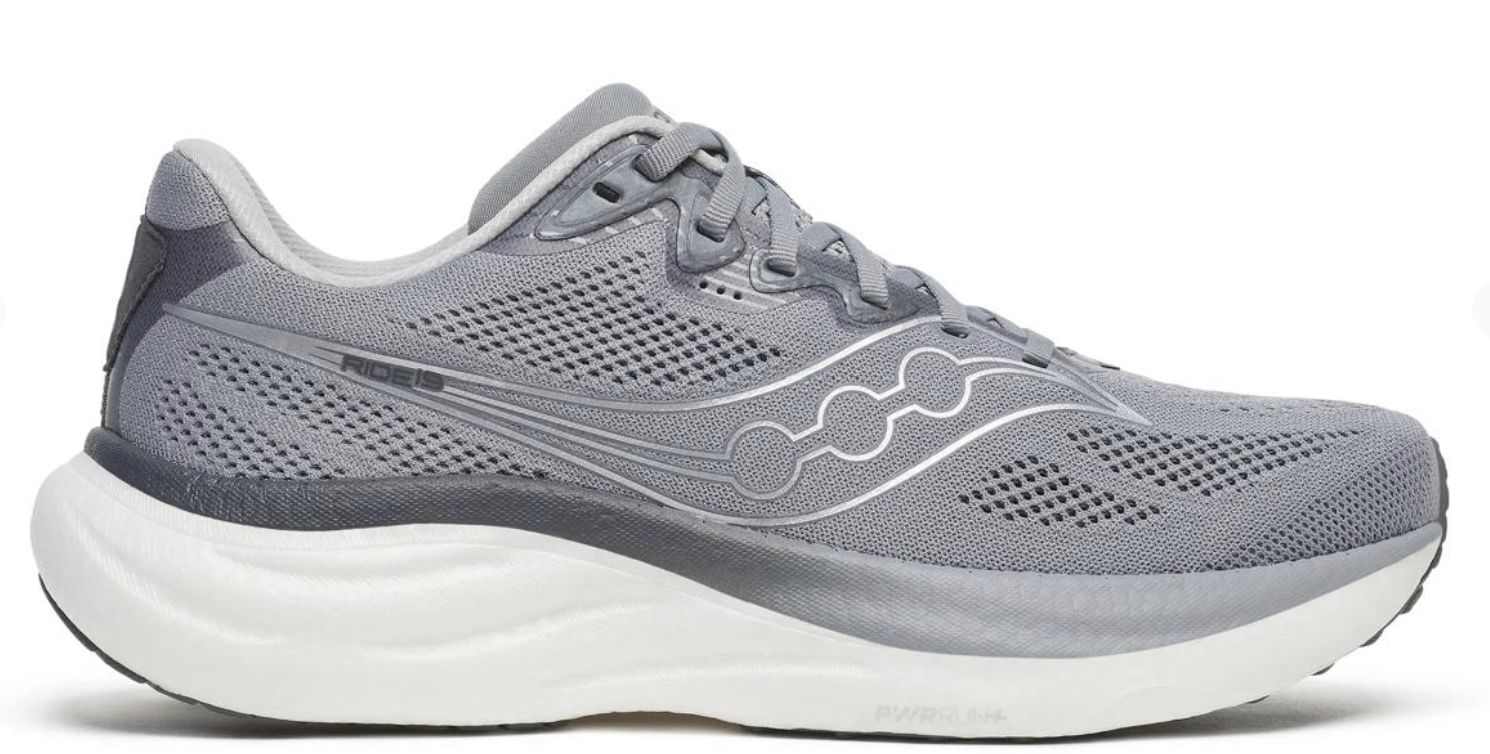 Saucony Men's Ride 19, Colour: Flint | Shadow, Size: 11