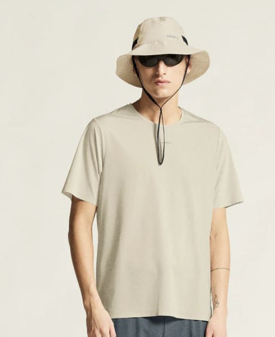 Craft Men's Pro Trail Short Sleeve Tee 2, Colour: Plaster, Size: S
