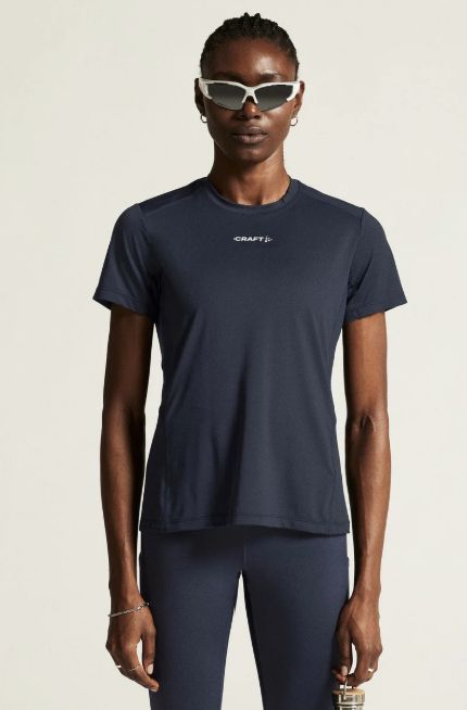 Craft Women's ADV Essence Tee 2, Colour: BLAZE, Size: S