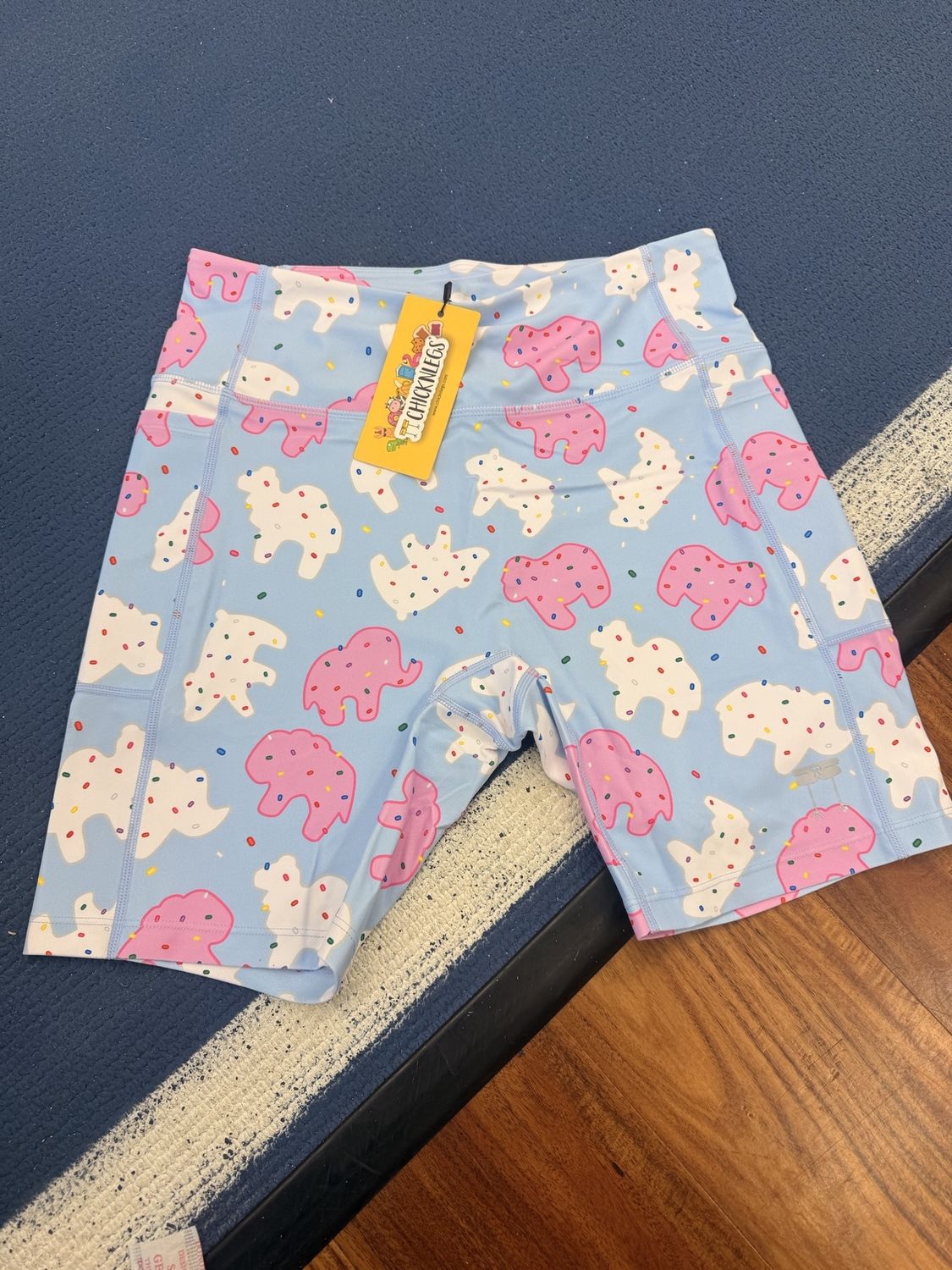 PWR Compression Shorts, Design: Animal Cookie, Size: XS