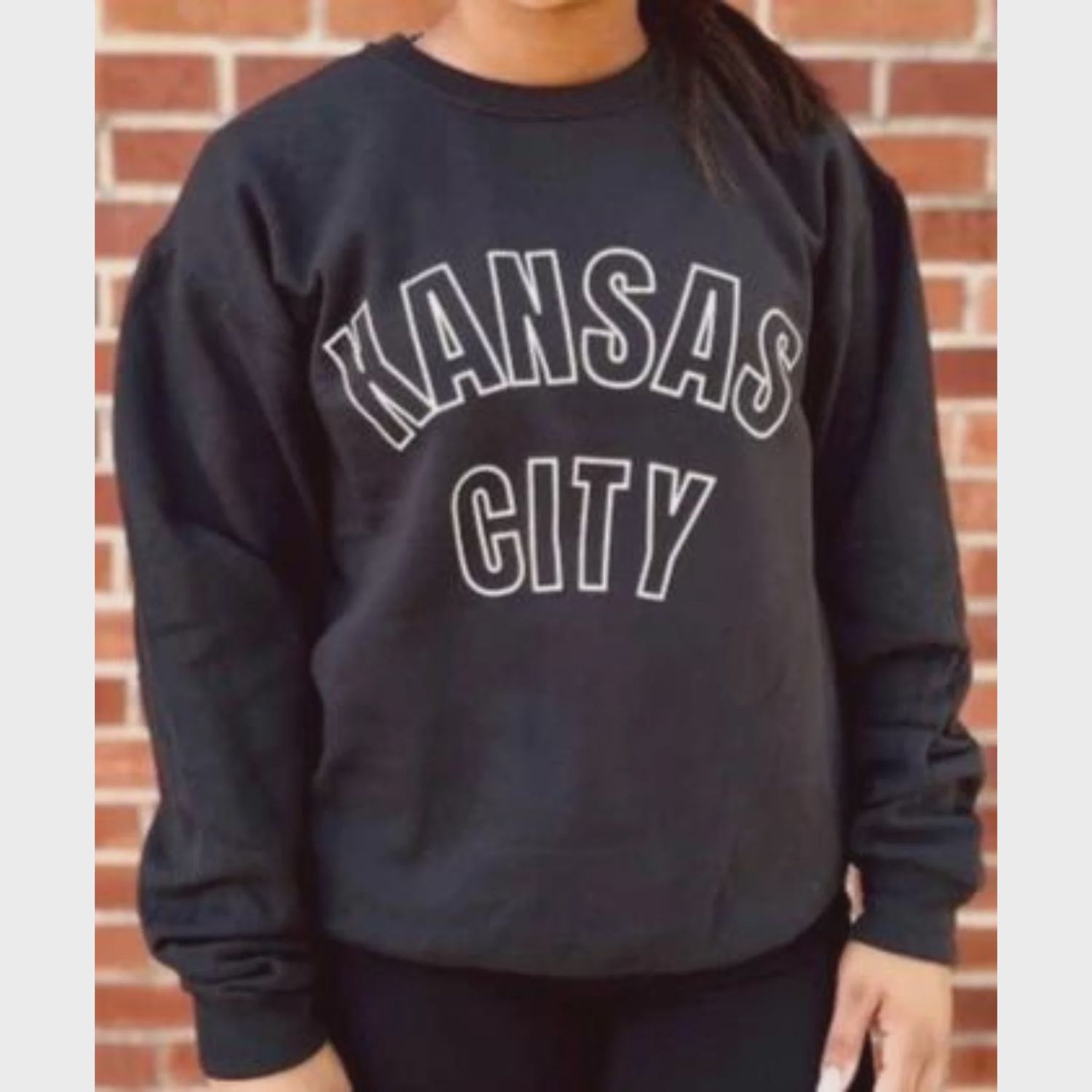 Black &amp; White Kansas City Sweatshirt