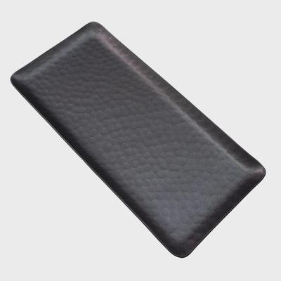 11'' Black Hammered Tray
