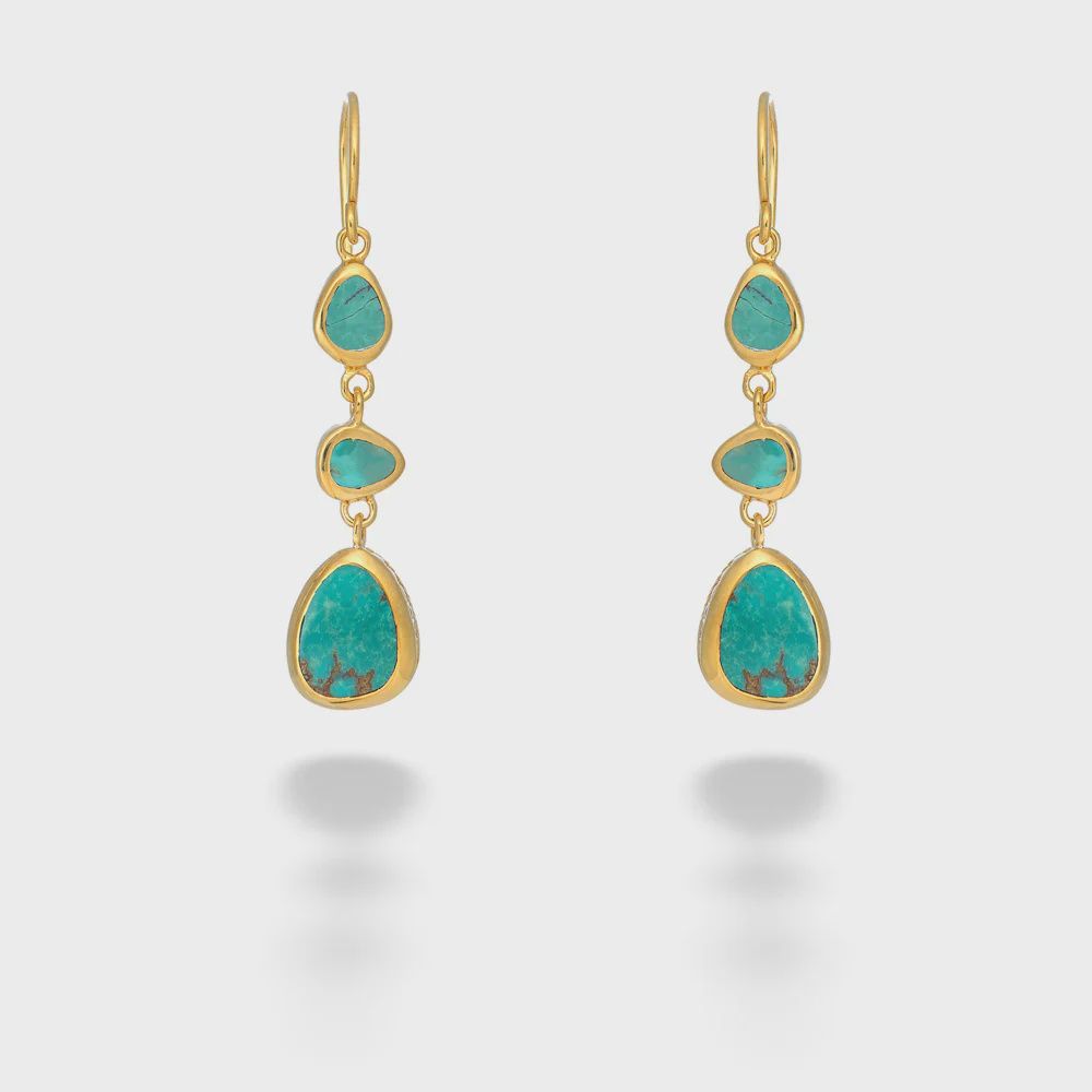 Anna Beck Turquoise Drop Earrings
