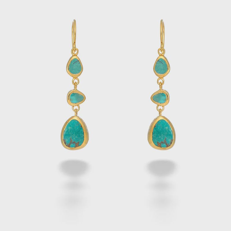 Anna Beck Turquoise Drop Earrings