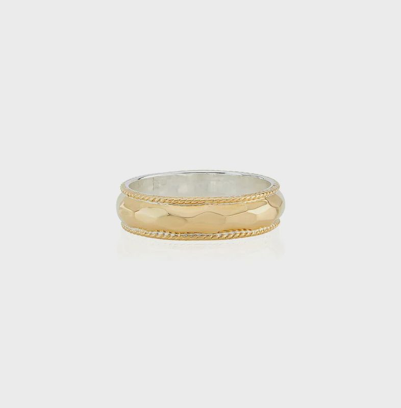 Anna Beck Hammered Stackable Gold Ring