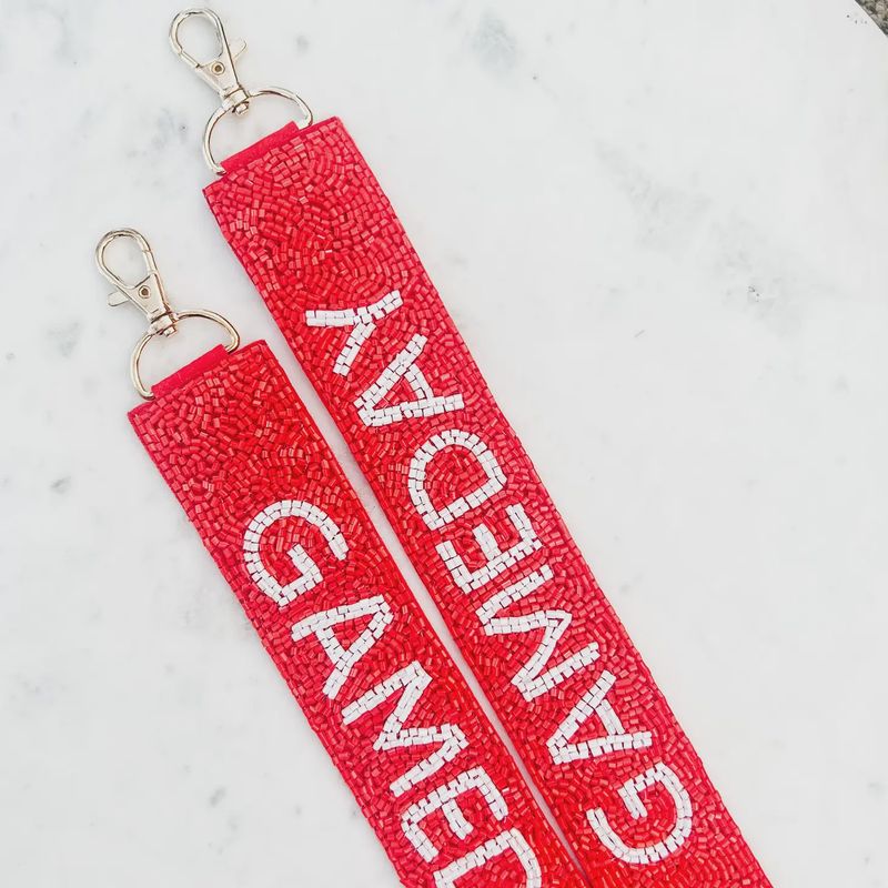 Beaded &quot;Gameday&quot; Handbag Strap