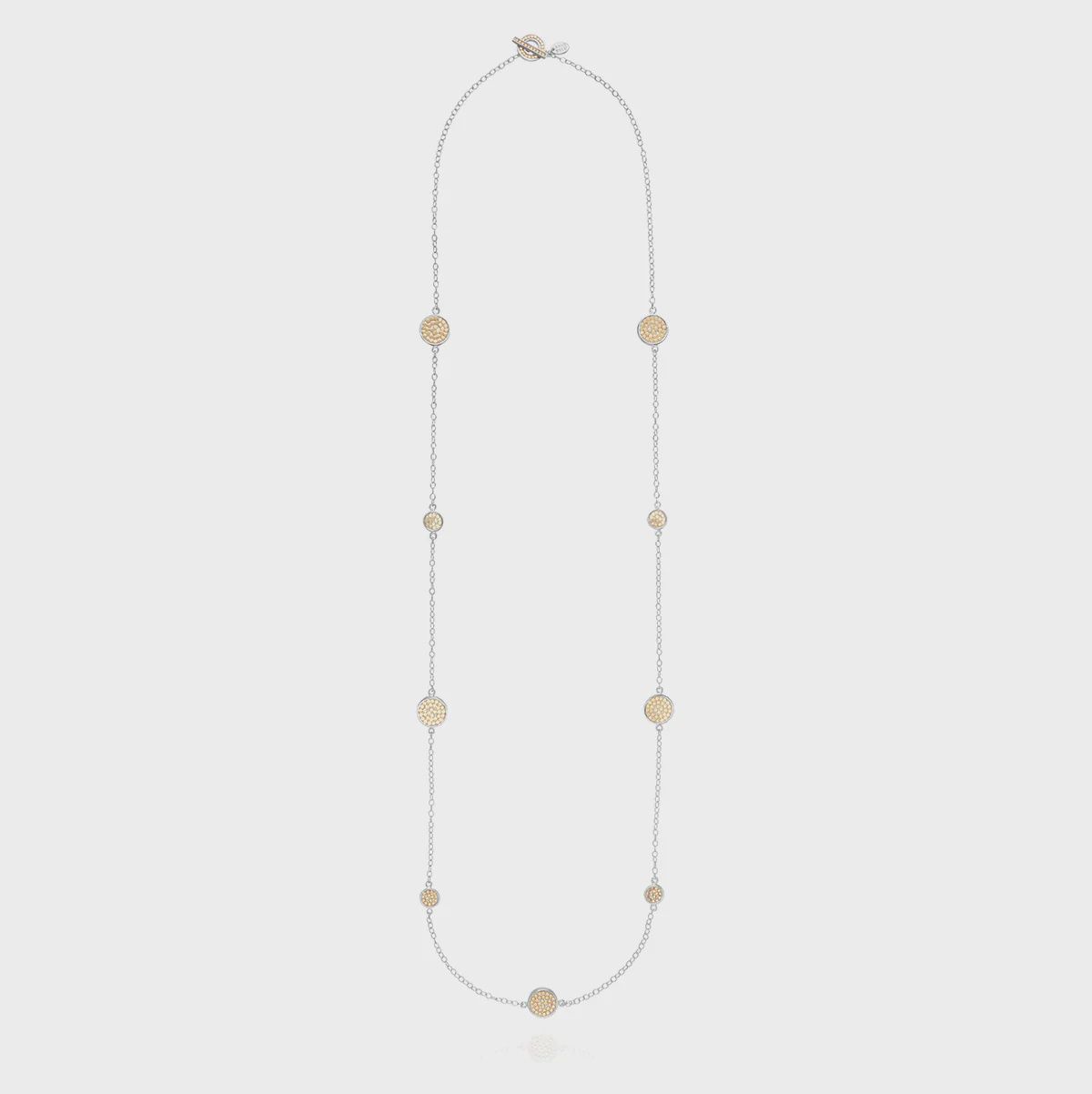 Anna Beck Classic Long Disc Station Necklace