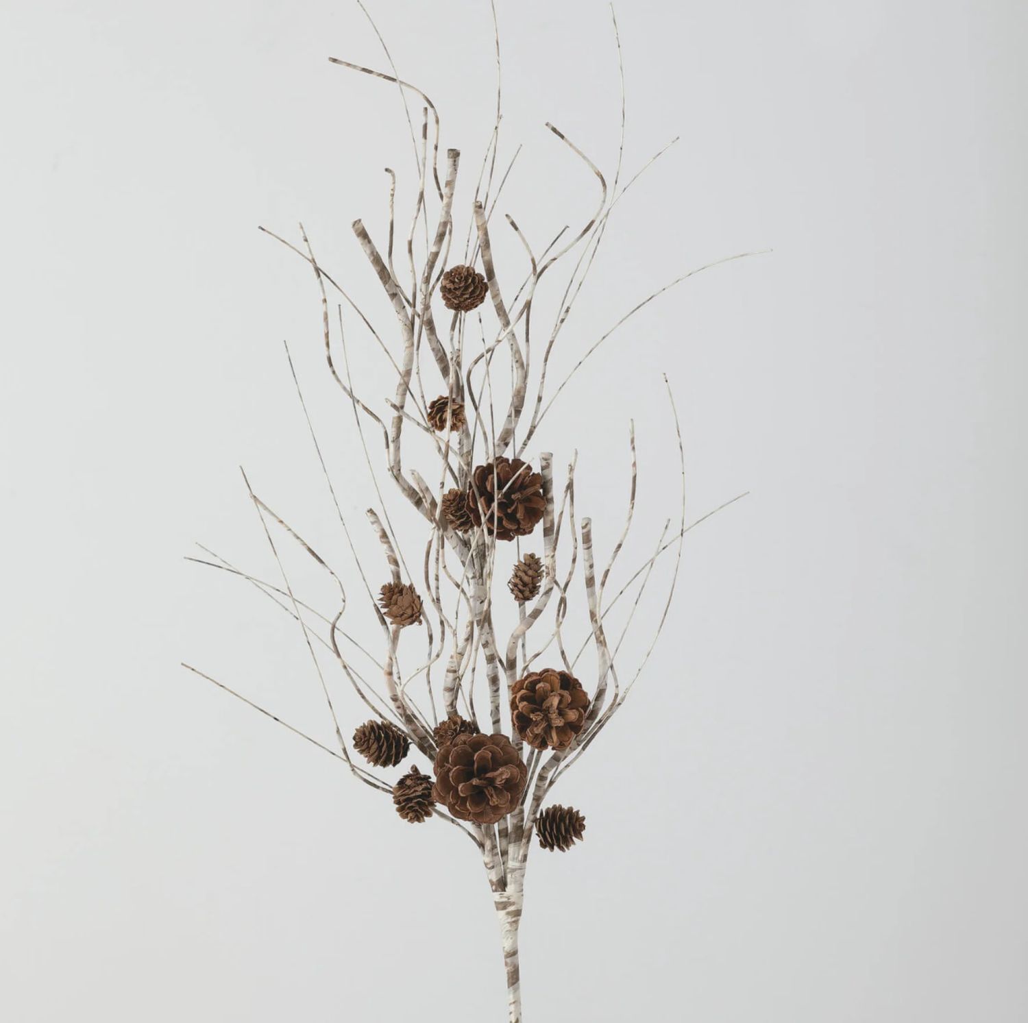 36&quot; Birch/Pinecone Spray