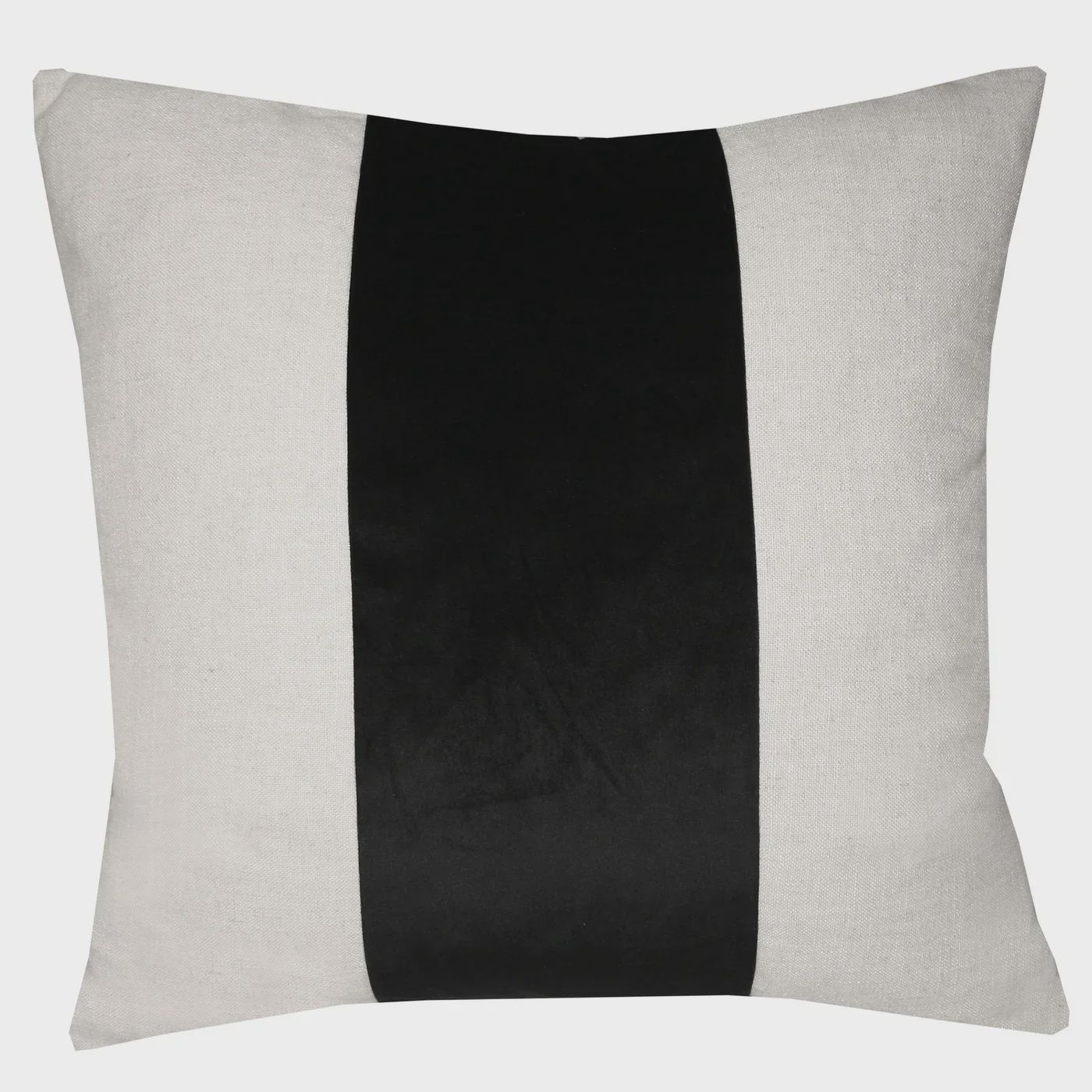 Black Stripe Accent Pillow | 24&quot;x24&quot;