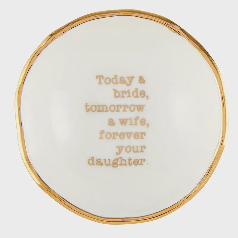 Bride Jewelry Dish - Forever Your Daughter