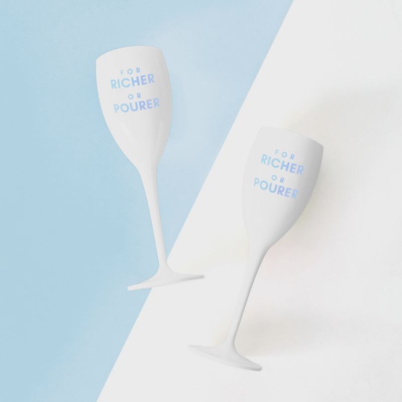 For Richer Or Pourer Champagne Flute