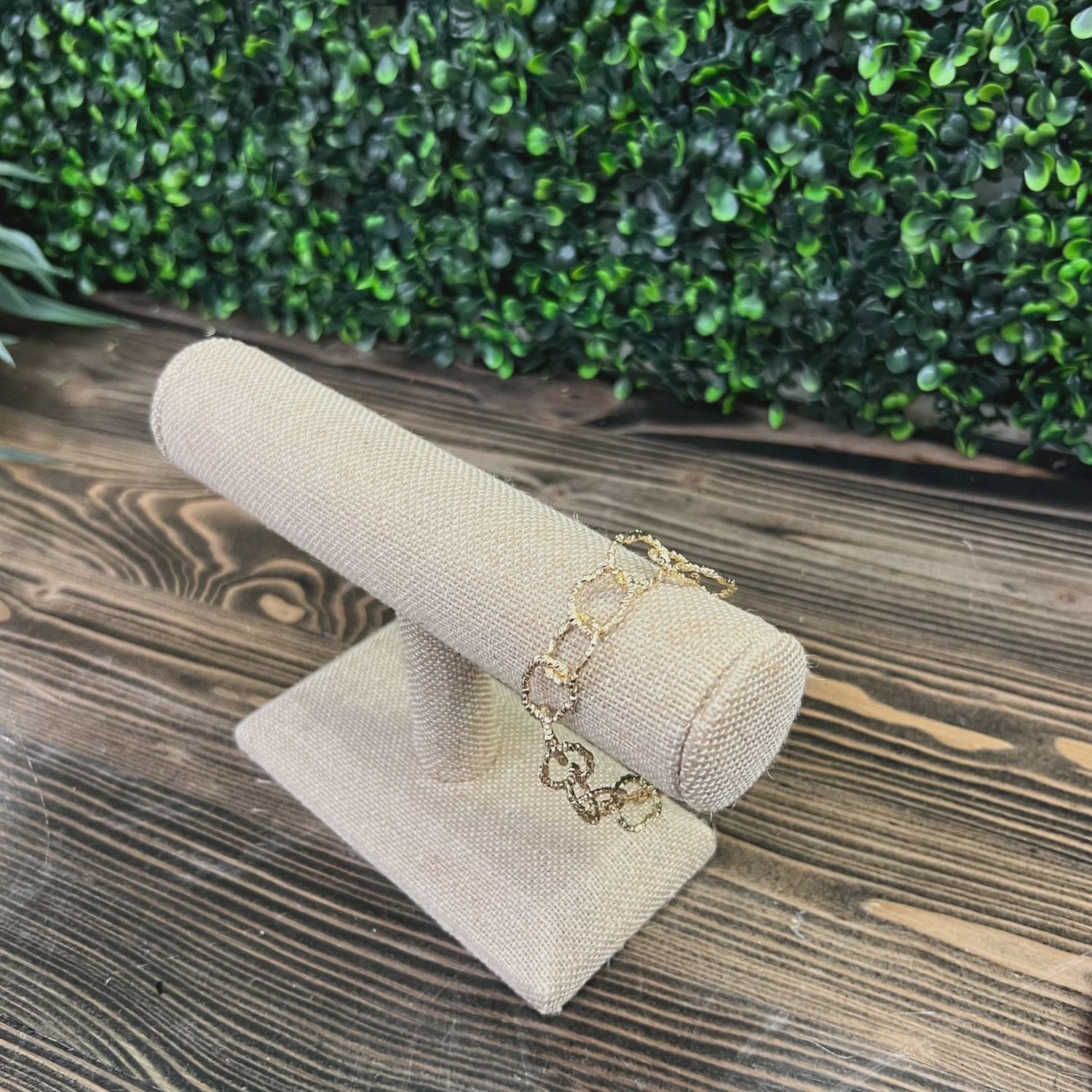 Gold Knotted Toggle Bracelet