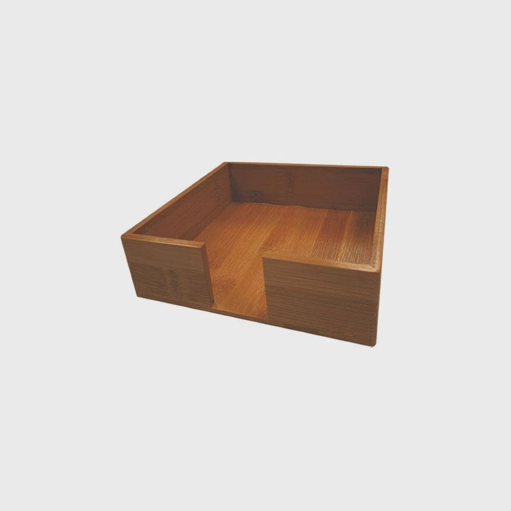 Napkin Caddy Wood | Chestnut