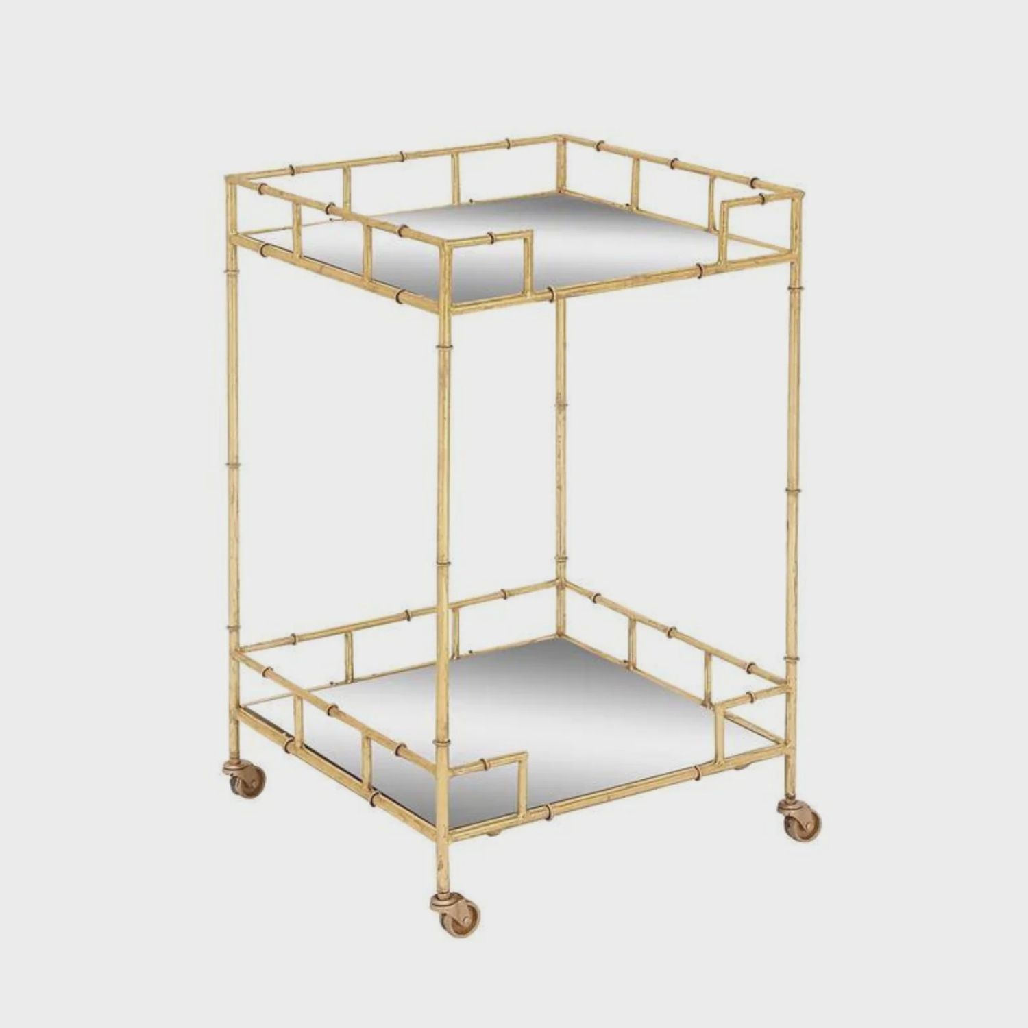 Gold Mirror Bar Cart