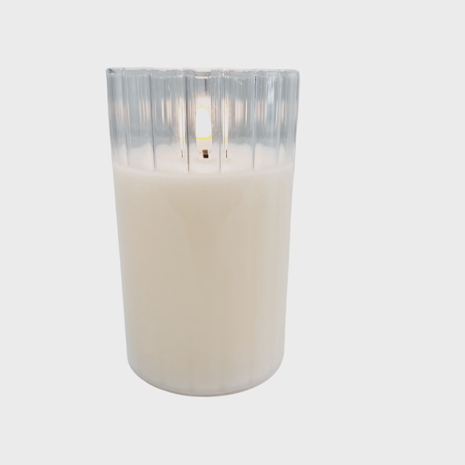 Radiance Faceted LED Flameless Candle | 3.5" x 6"