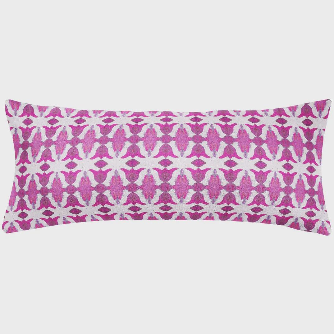 Spice Market Raspberry Accent Pillow | 14 x 36