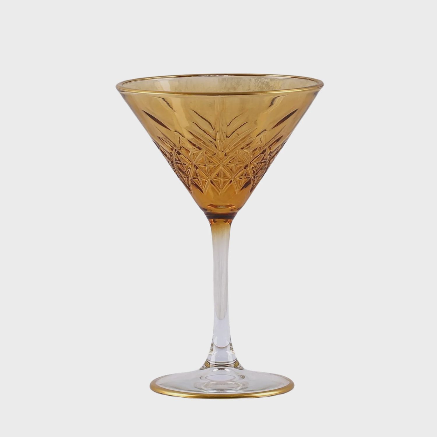 Vintage Martini Glass | Amber