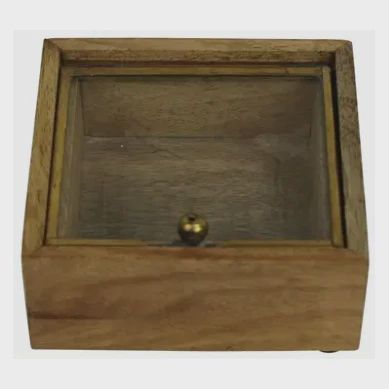 Sibella Wood &amp; Brass Box