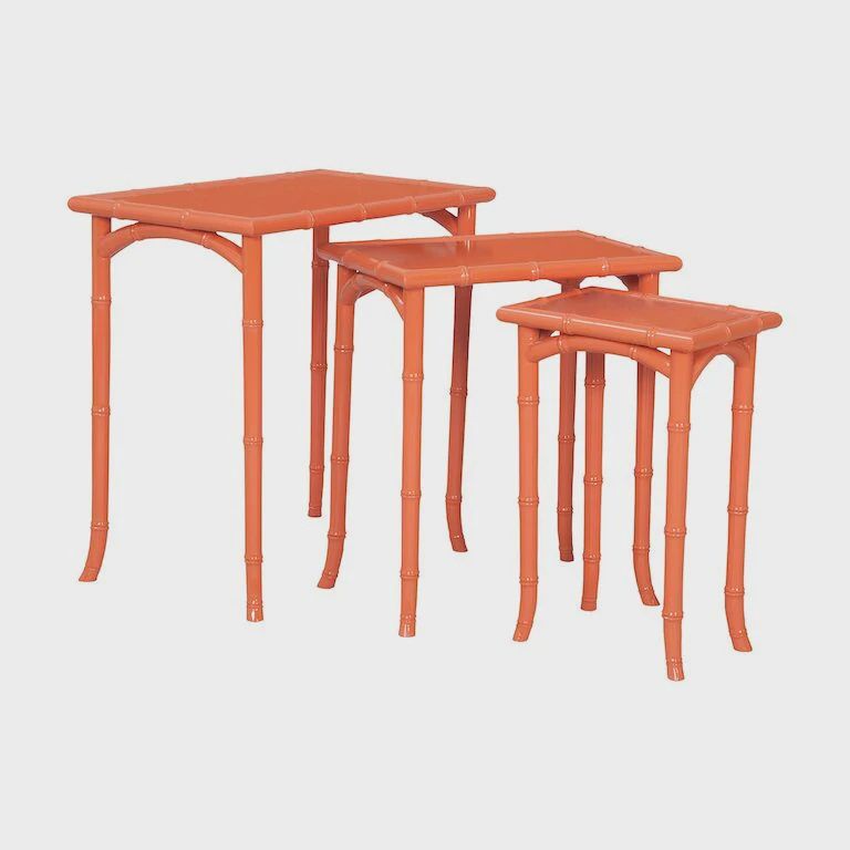 Orange Nesting Table