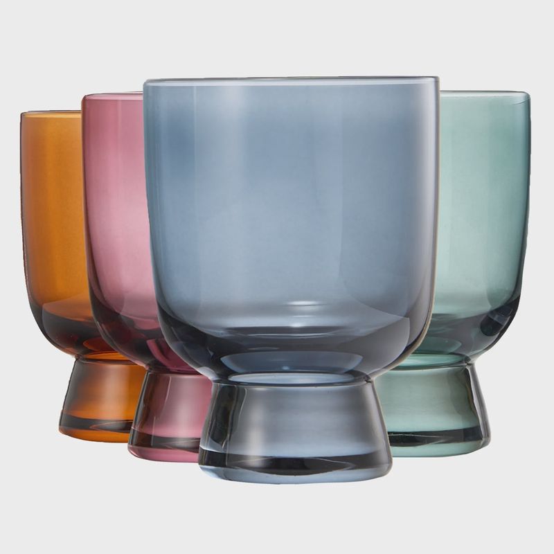 Short Stem Tumbler Wine Glasses | 4 Colors