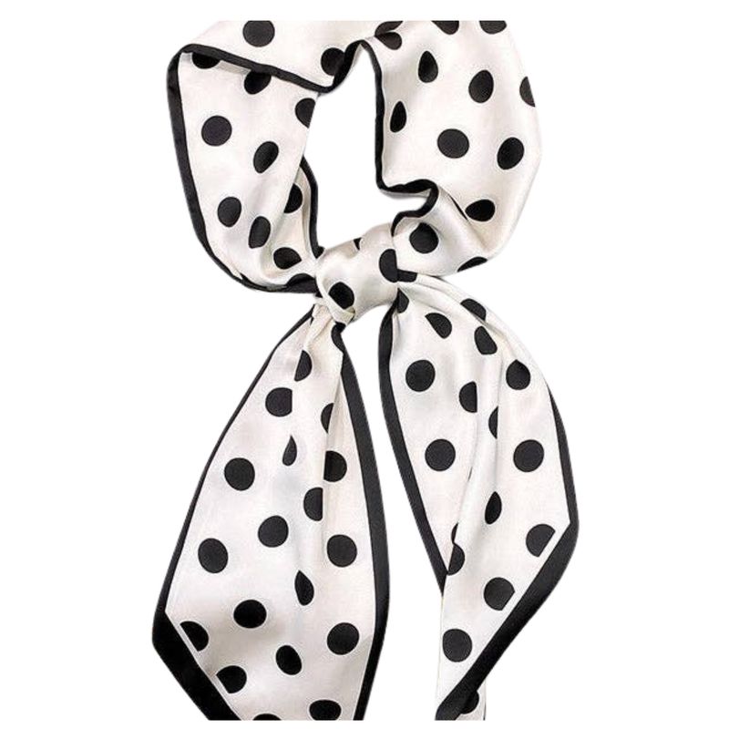 Vintage Polka-Dot Scarf