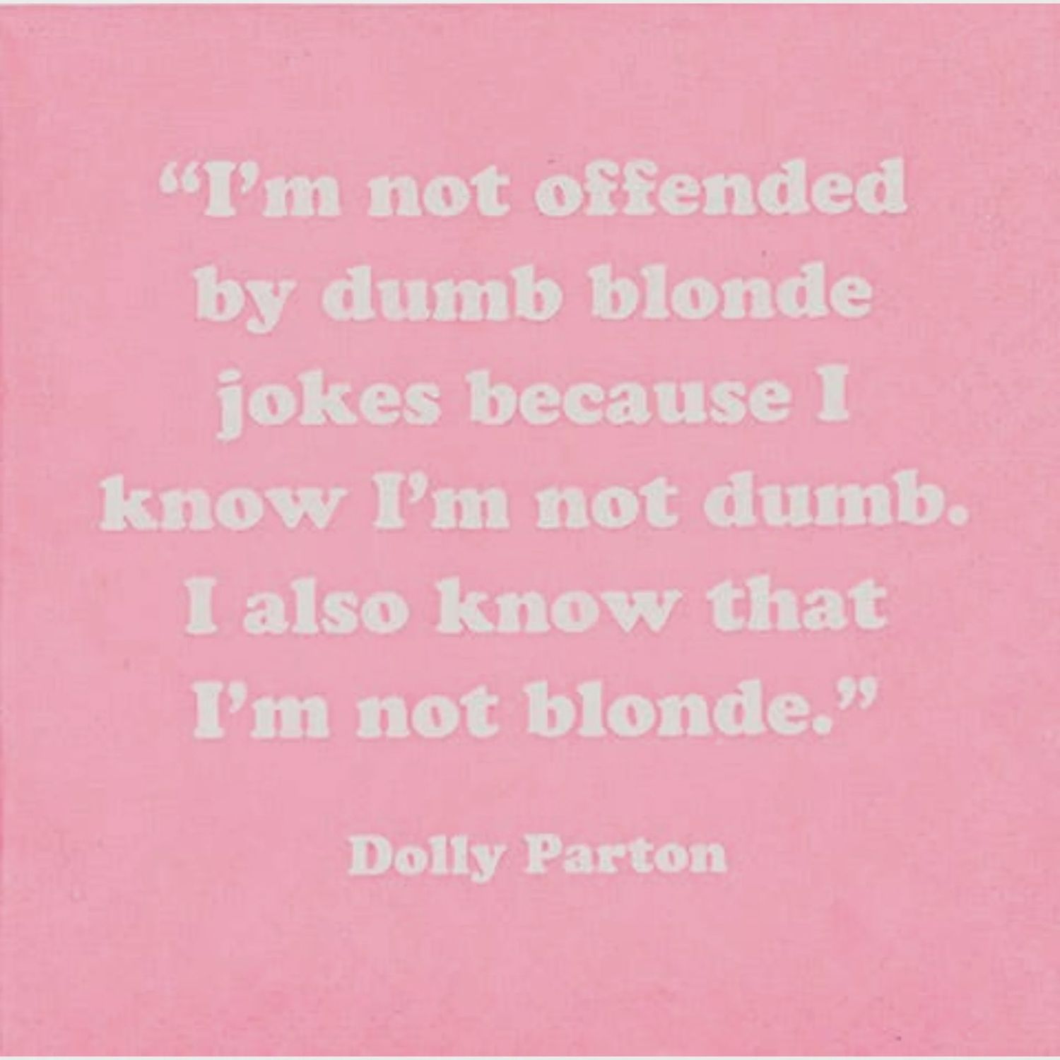I'm Not Offended By Dumb Blonde Jokes Cocktail Napkins