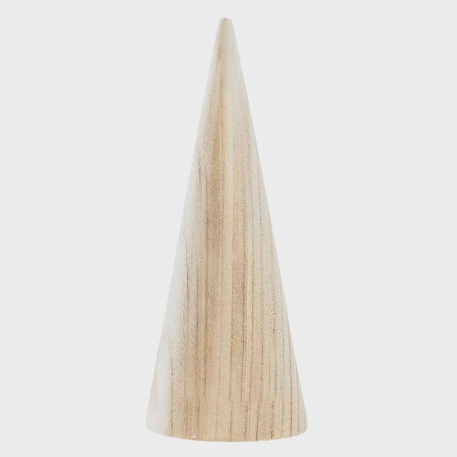 Natural Wood Cone Tree - Large