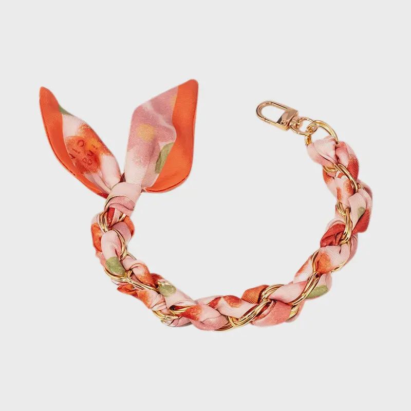 Orange Scarf Phone Chain