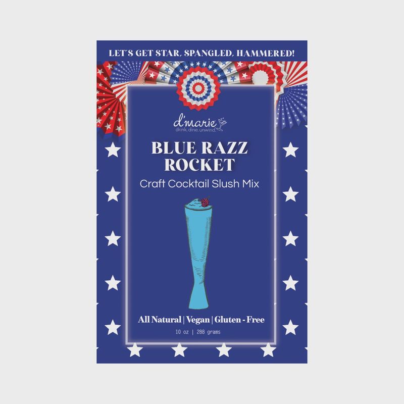 The Americana Collection | Blue Razz Rocket Slush Mix