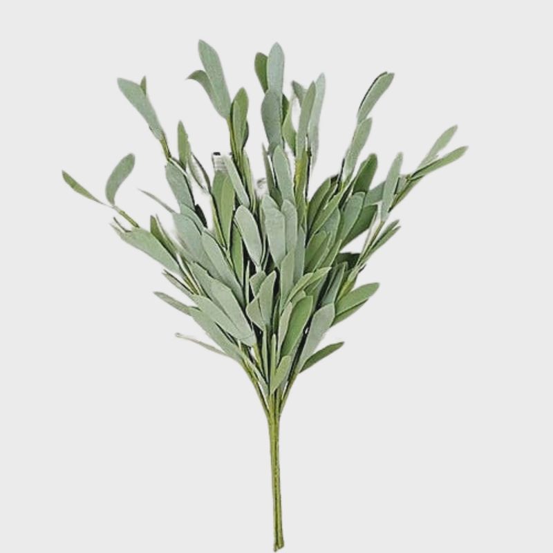 14&quot; Foamy Willow Leaves Bush