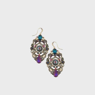 Isabella Drop Earrings | Amethyst