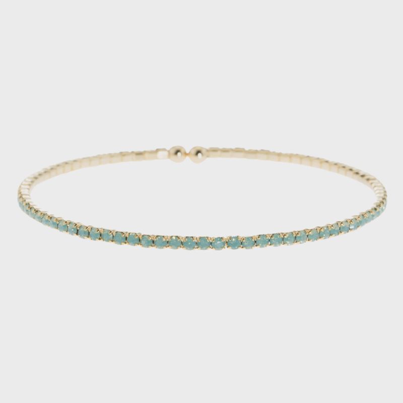 Green Opal Swarovski Bangle