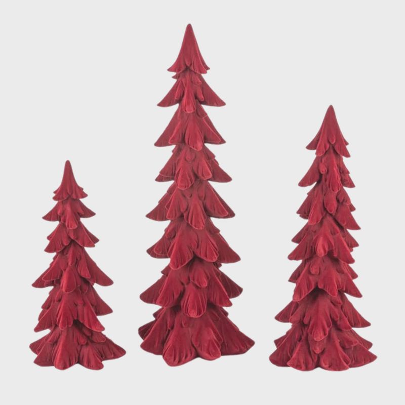 Fuzzy Red Tree | 3 Sizes
