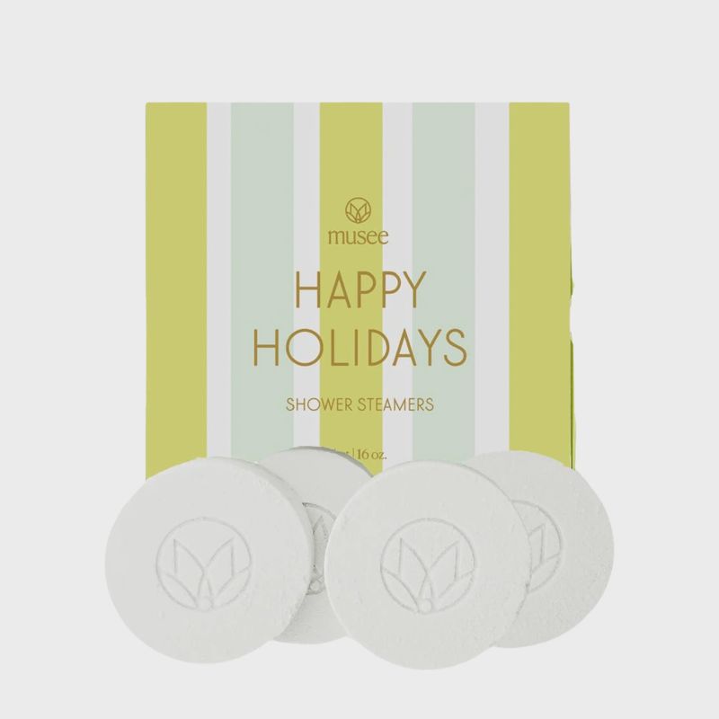 Happy Holidays Shower Steamers | Set of 4