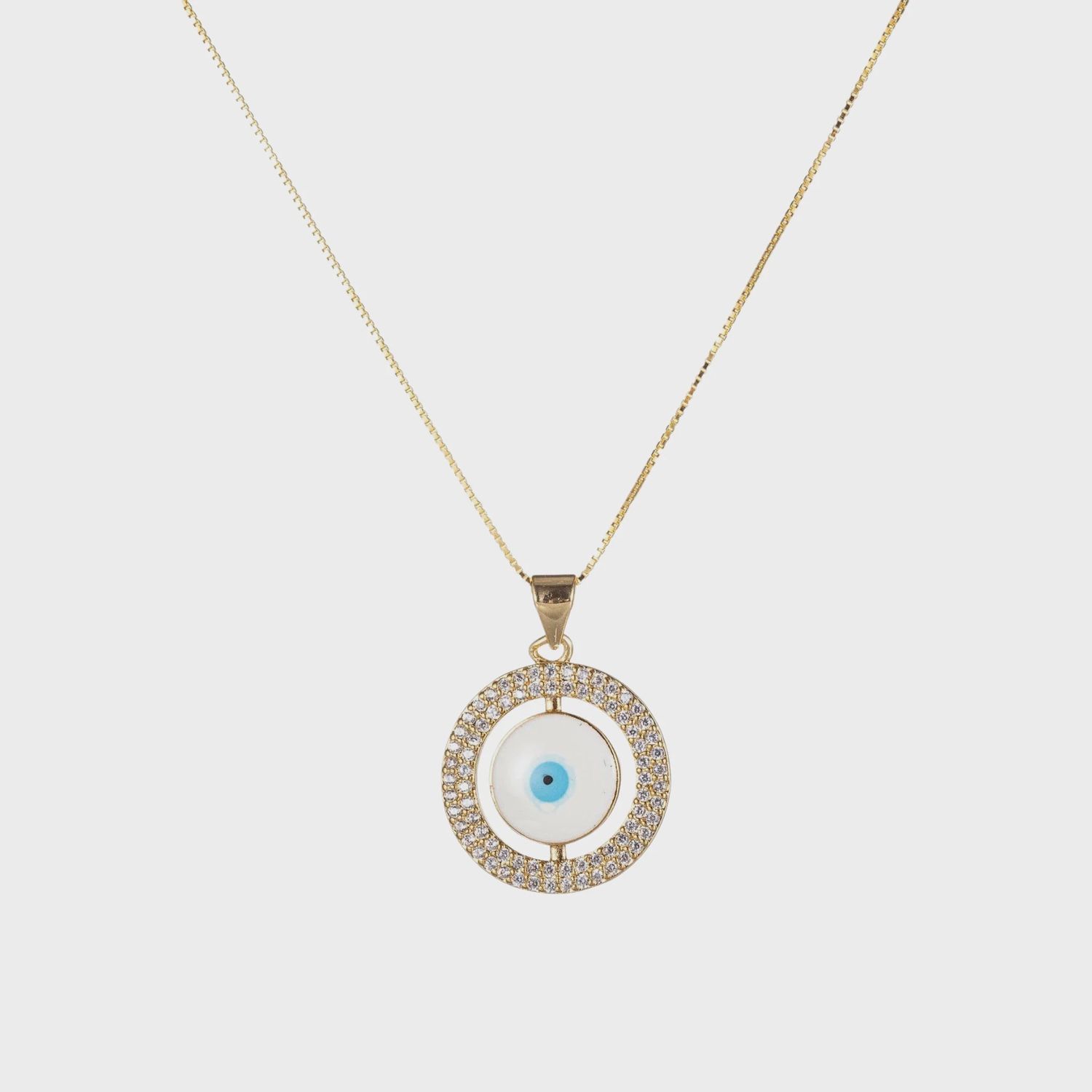Isla Evil Eye Pendant Necklace