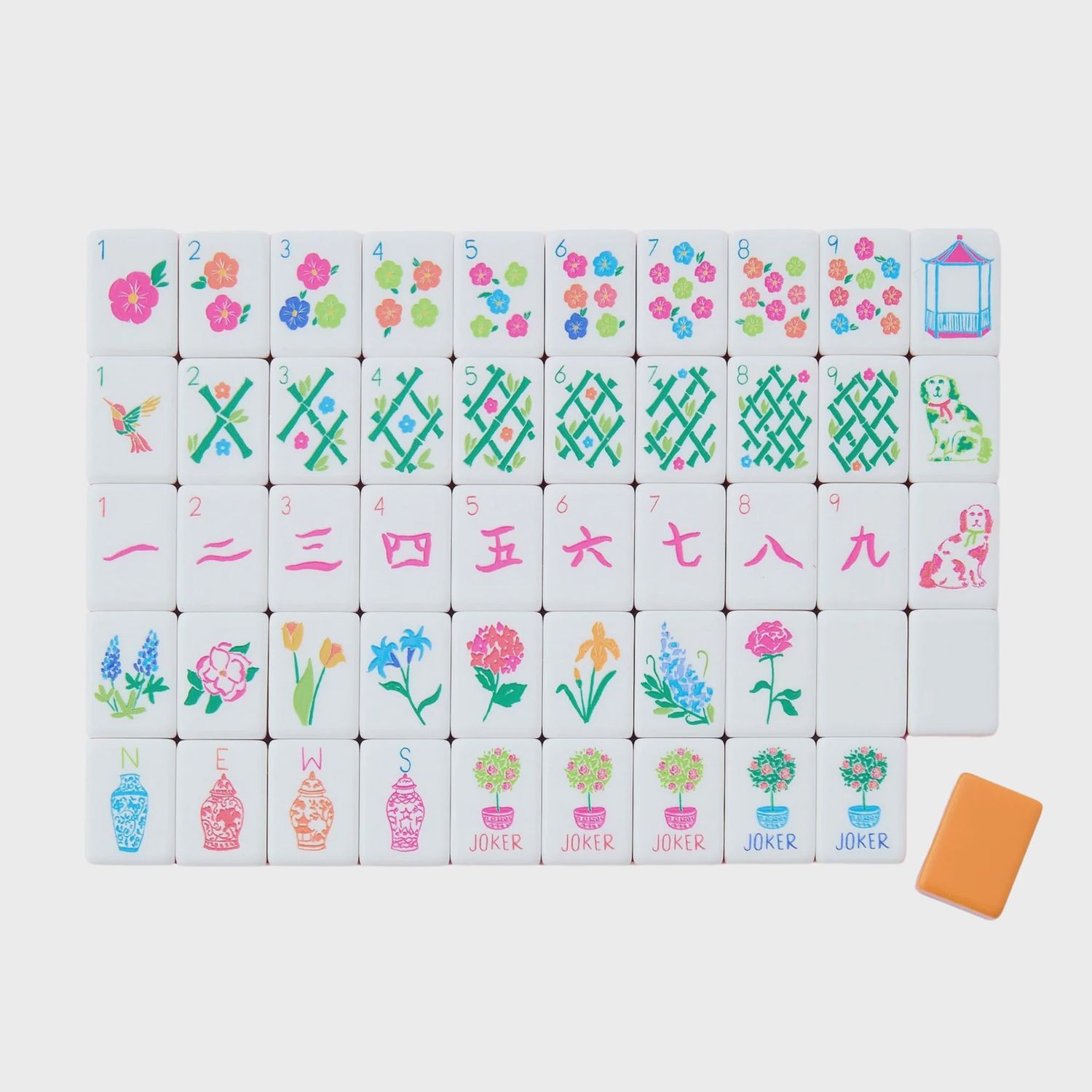 Mahjong Tiles | Sunset