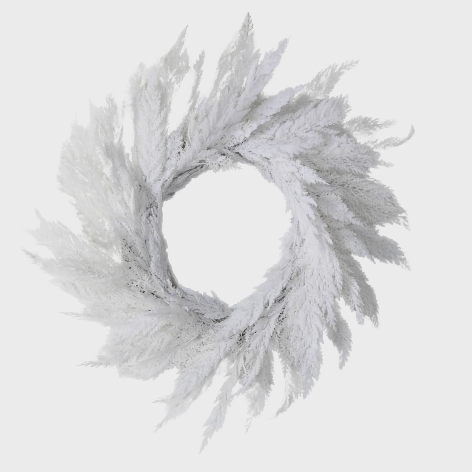 White Cypress Wreath